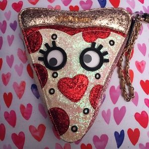 Betsey Johnson Pizza wristlet